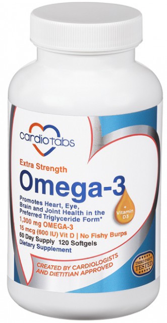 CardioTabs Extra Strength Omega-3 + Vitamin D3