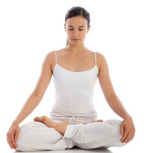 girl in yoga pose
