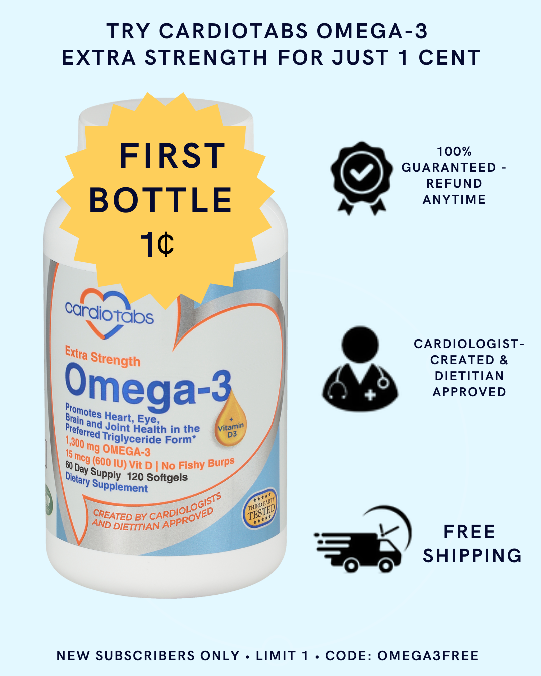 Free trial Omega-3