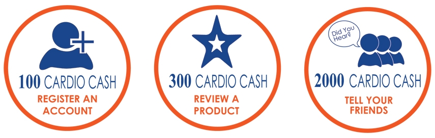 register an account for 100 points. review a product for 300 points. refer a friend for 2000 points