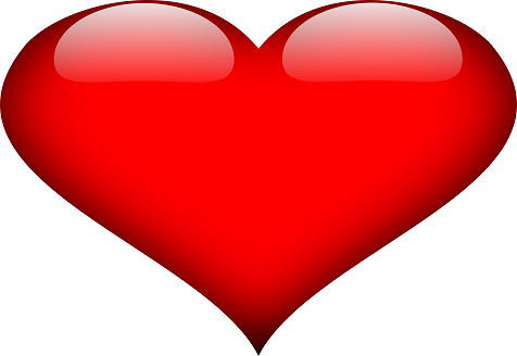 red valentine's day heart