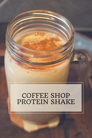 coffee shop protein shake