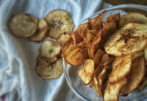 Crispy Cinnamon Apple Chips