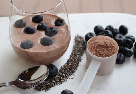 Cocoa Chia Pudding